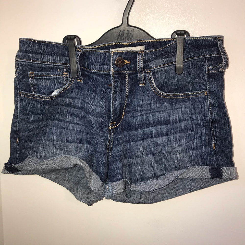 Abercrombie and Fitch Denim Midi-Short